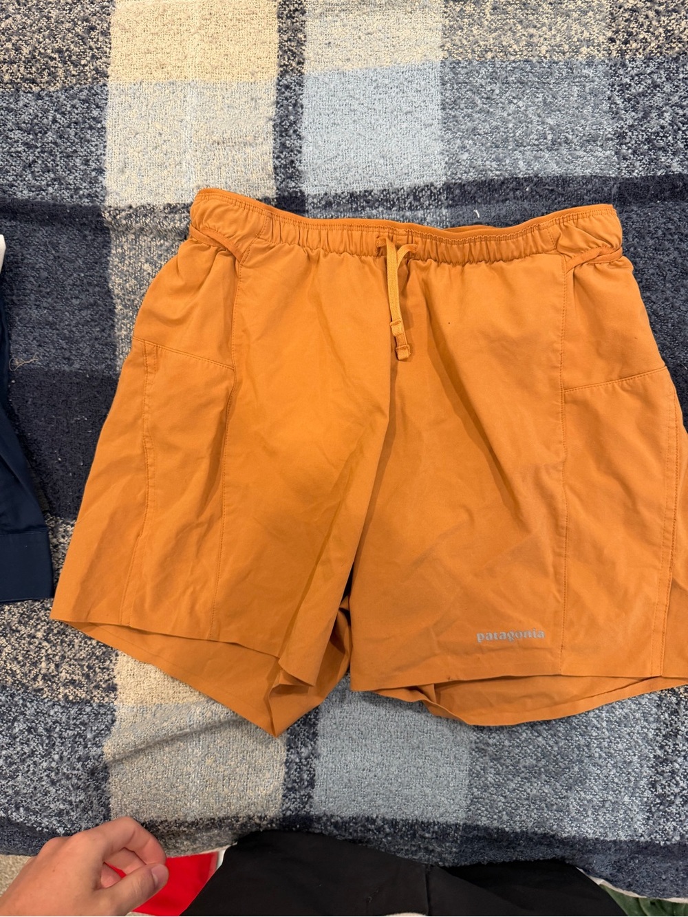 Patagonia Men's Rust-Orange Athletic Shorts